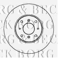 BORG & BECK bbd4891 -  Тормозной диск